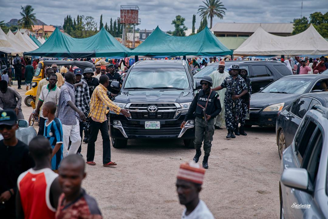 Large community gathering and medical outreach
